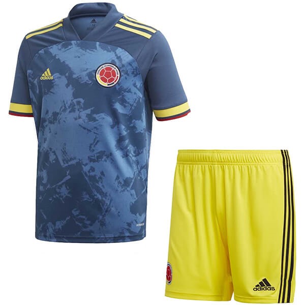 Camiseta Colombia 2ª Niños 2020 Azul